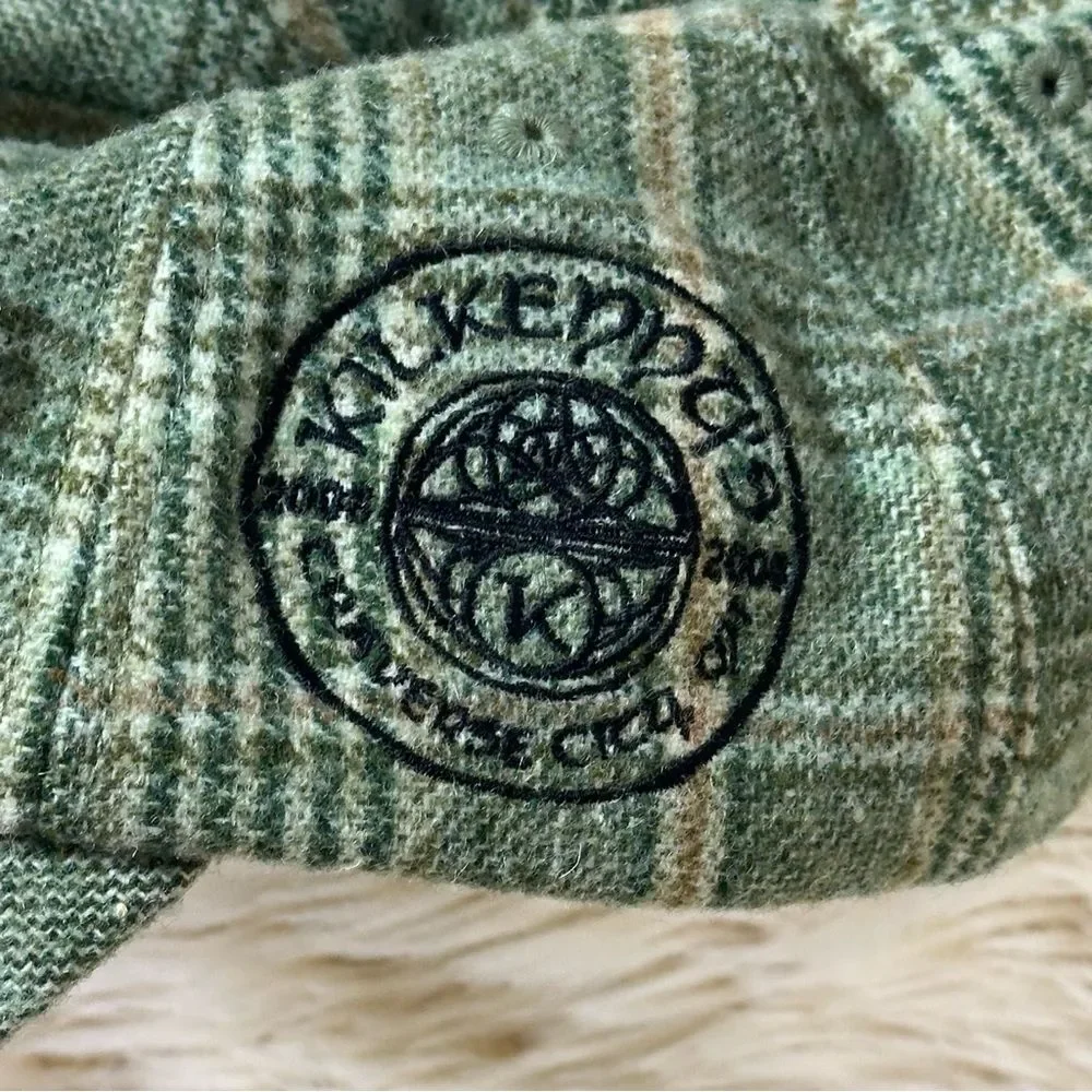 Alternative apparel green plaid wool women’s hat